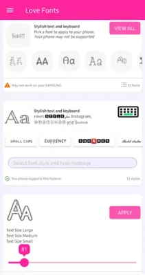 Love Fonts android App screenshot 2